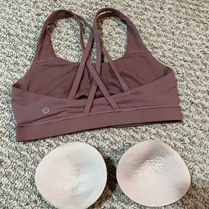 LuluLemon Energy Bra in Spanish Rose - Size 8 🦄